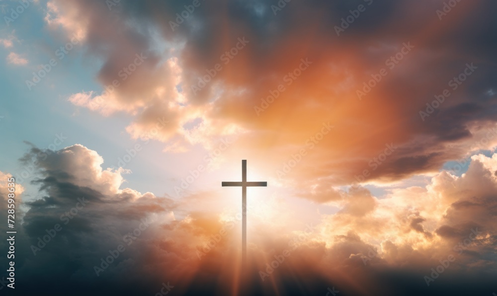 Cloud-piercing cross: Easter's revival symbol