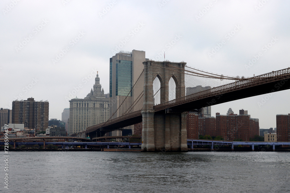 Brooklyn Bridge in the morning, New York City
