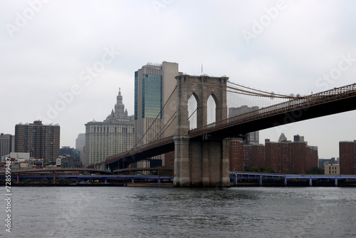 Brooklyn Bridge in the morning  New York City