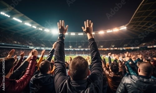 Rapture in the Stands: Football Supporters' Joyous Gestures © Jam