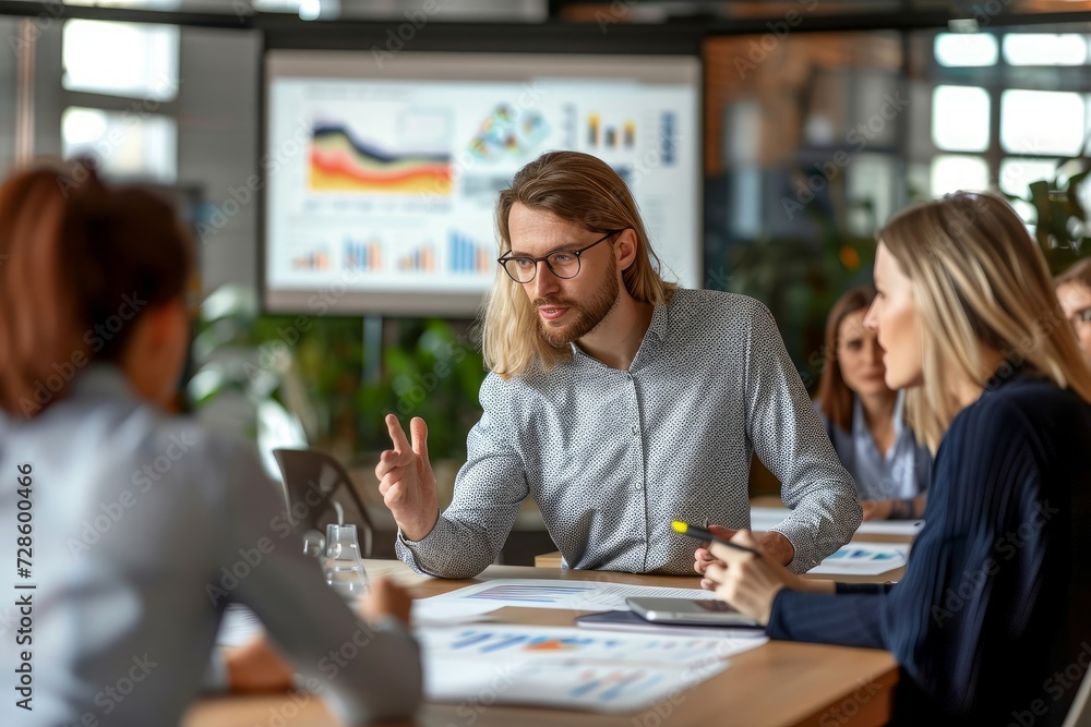 Conference training planning or learning coaching. Business concept, Generative AI Conference training planning or learning coaching. Business concept, Generative AI