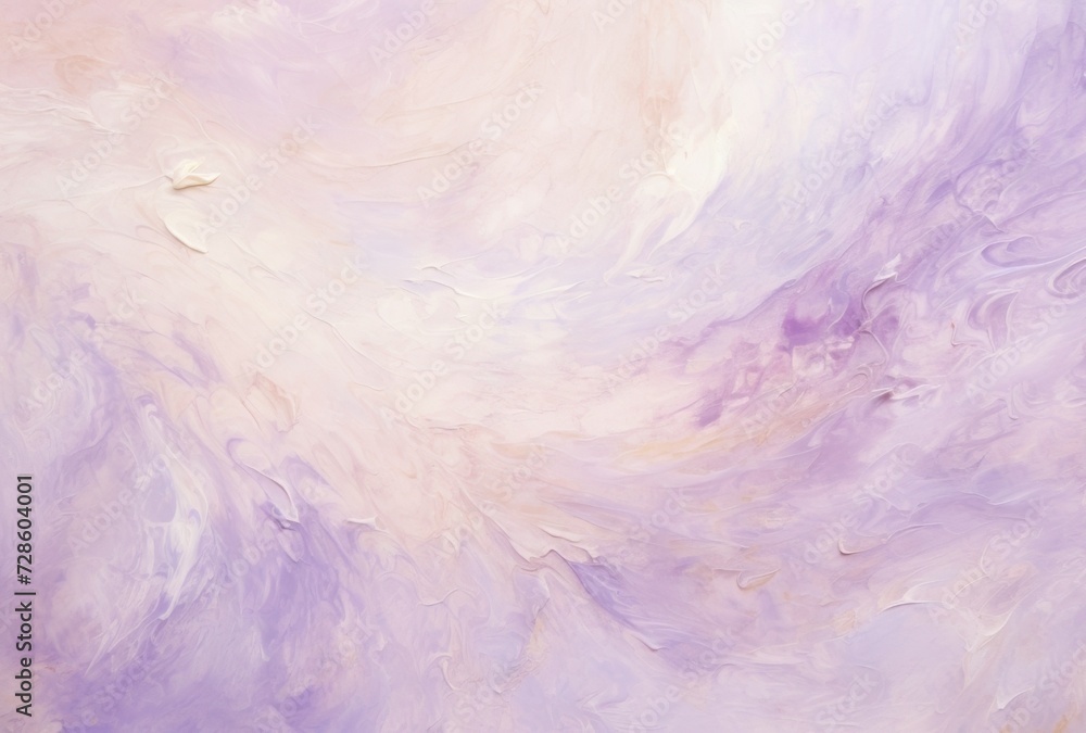 A Painting of a Purple and White Background