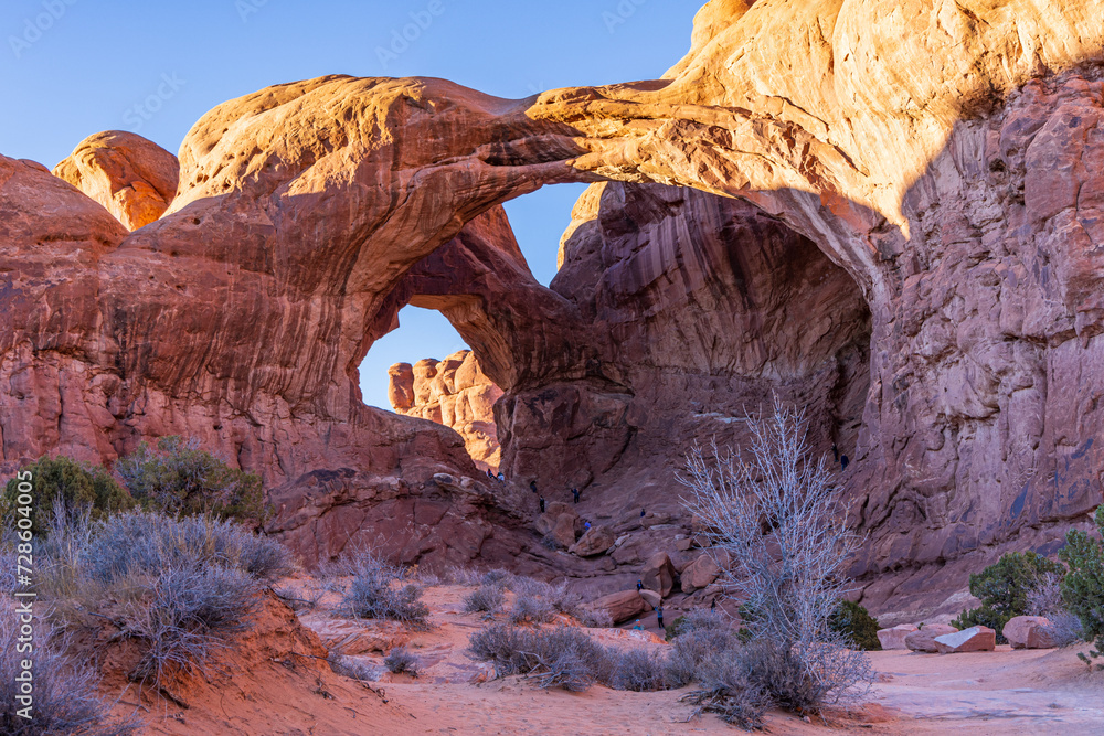 golden hour at double arch