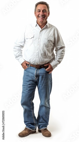 A Man Standing With His Hands in His Pockets