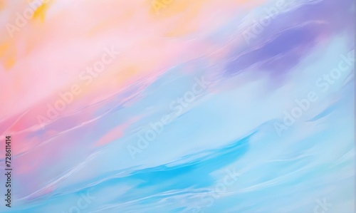 Colorful sea sky background. Watercolor. Abstract art.