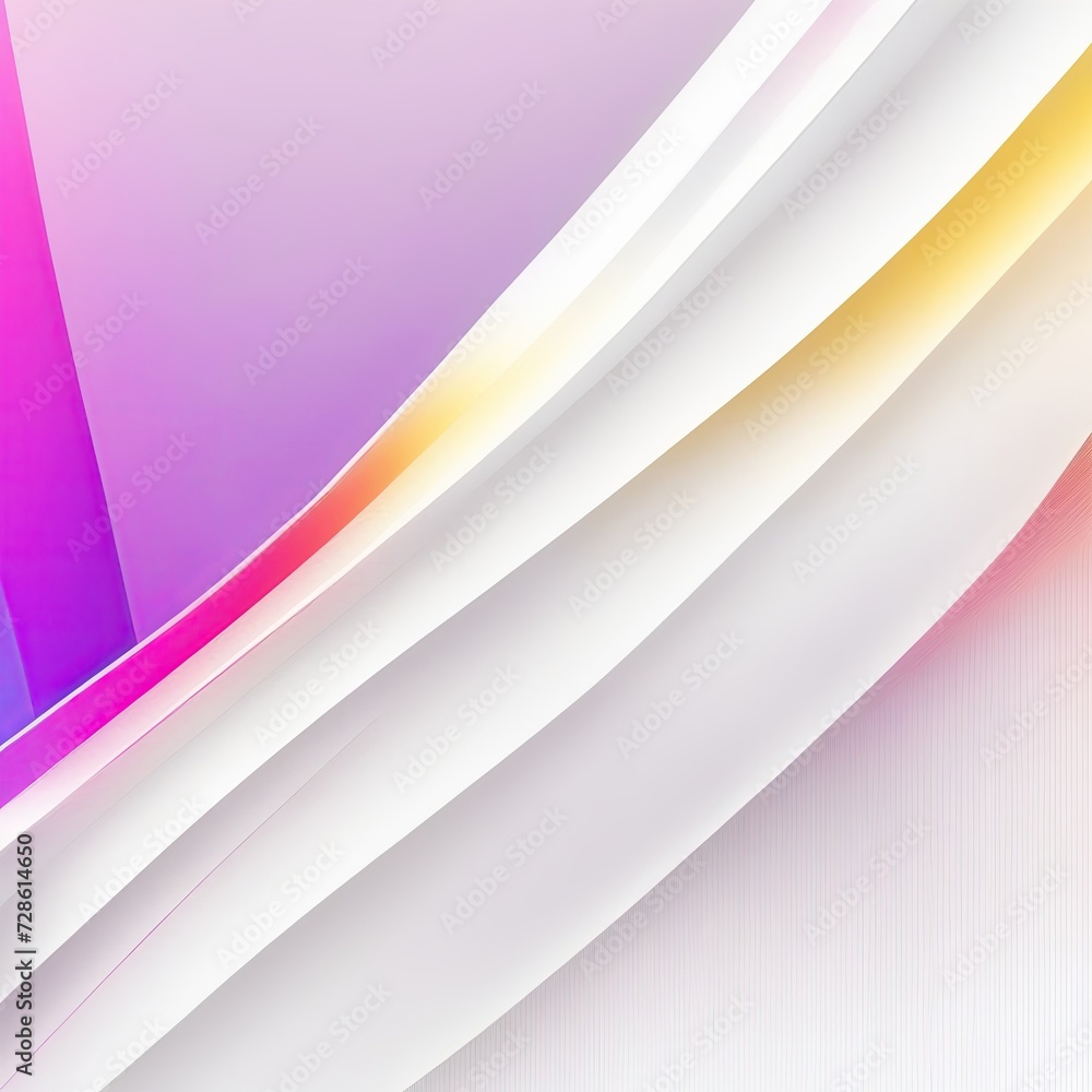Fototapeta premium Abstract White and Colorful gradient 3D bar line background