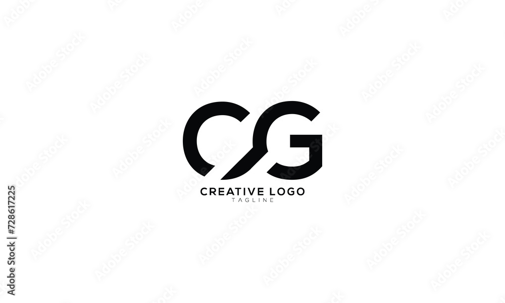 CG OG Abstract initial monogram letter alphabet logo design CG OG Abstract initial monogram letter alphabet logo design