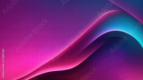 Maroon brown pink blue color Big Neon Waves gradient background