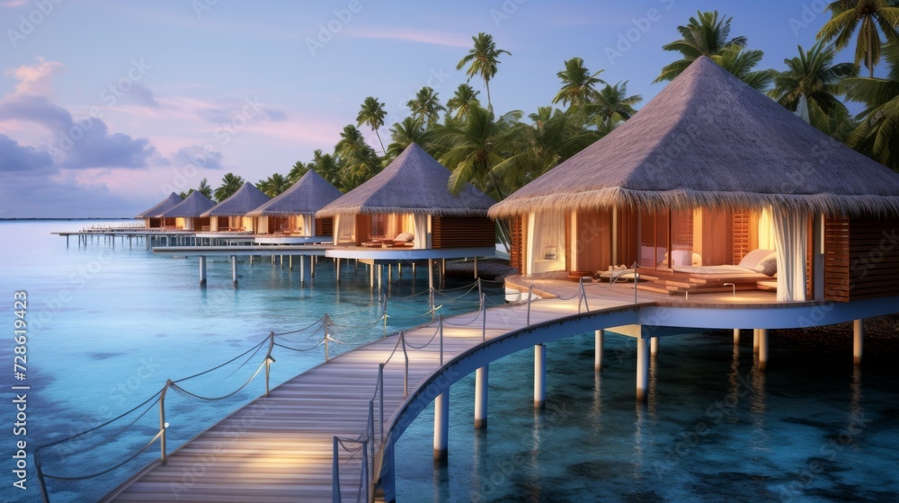 tropical paradise Maldives, resort Hotel tropical paradise Maldives, resort Hotel