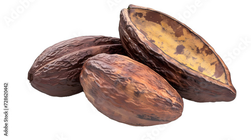 real yellow brownish Cacao photo
