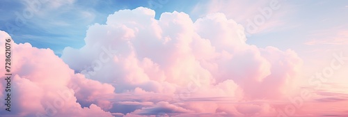 A Dreamy Pastel Sky With Soft Abstract, Background Image, Background For Banner, HD