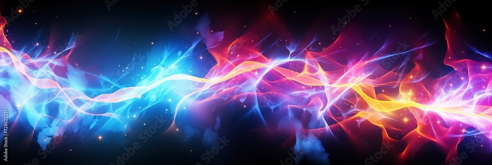 Fototapeta premium A Dynamic Electric Spark Design, Background Image, Background For Banner, HD