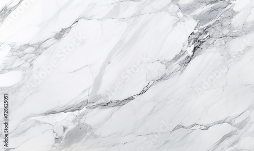 A Close-Up View of a Smooth, Polished White Marble Surface