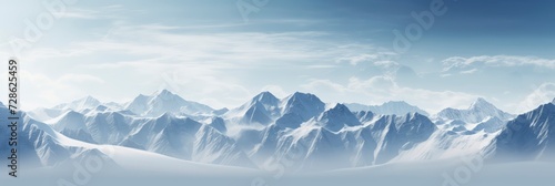 A Serene Abstract Alpine Scene With Snow, Background Image, Background For Banner, HD © ACE STEEL D