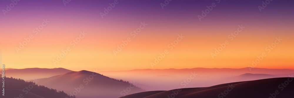 A Serene Hilltop Sunrise Gradient Background, Background Image, Background For Banner, HD A Serene Hilltop Sunrise Gradient Background, Background Image, Background For Banner, HD