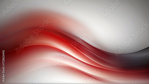 Vibrant Red Wave Motion: Abstract light and energy flow, creating a dynamic red backdrop with futuristic waves, lines, and curves A visually striking illustration in shades of red
