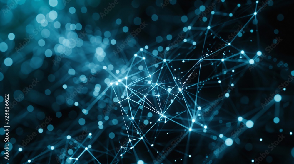 Big data connection technology concept visualized Big data connection technology concept visualized