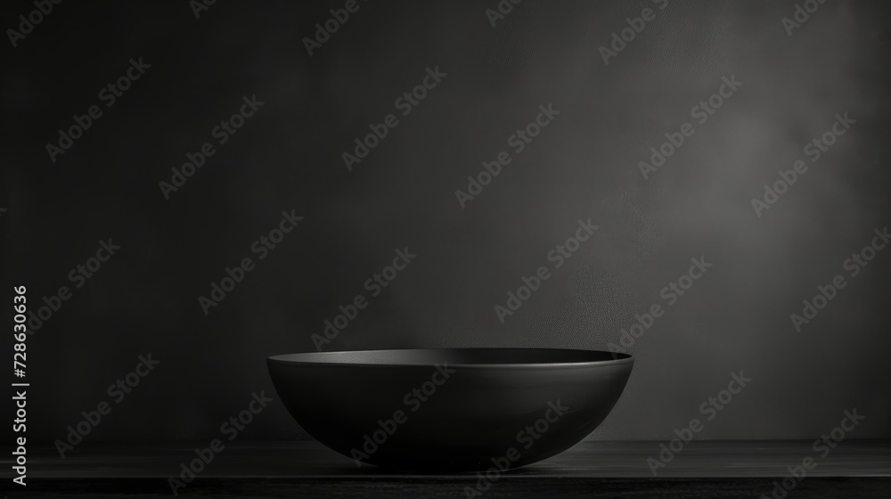 black hemisphere on plain black background black hemisphere on plain black background