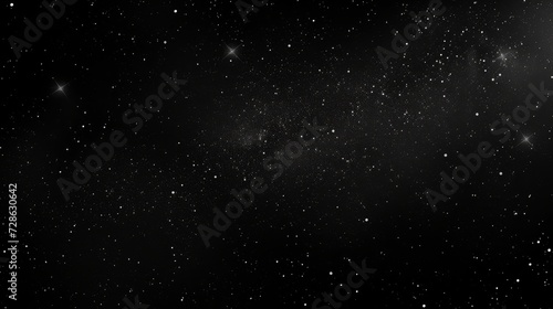 black background of starry sky