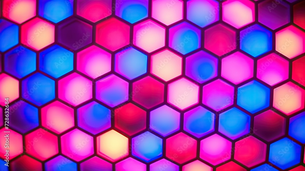 brightly lit hexagonal glass background brightly lit hexagonal glass background