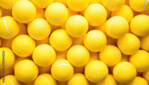 Yellow Tennis Balls Pile © terra.incognita