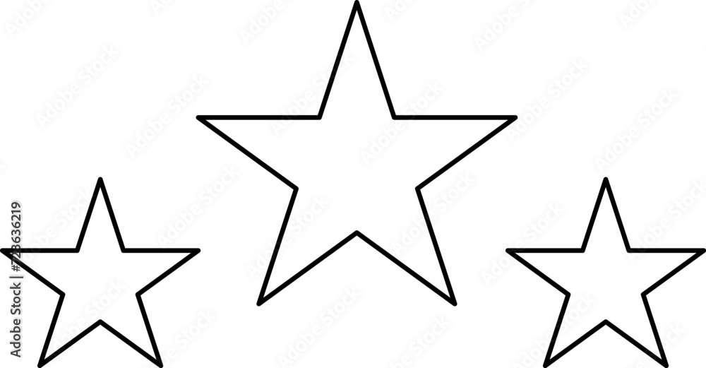 Star shape. Star icon. 5 Five Stars customer product rating review flat icon for apps and websites. Yellow star Rating symbol vector. Star shape. Star icon. 5 Five Stars customer product rating review flat icon for apps and websites. Yellow star Rating symbol vector.