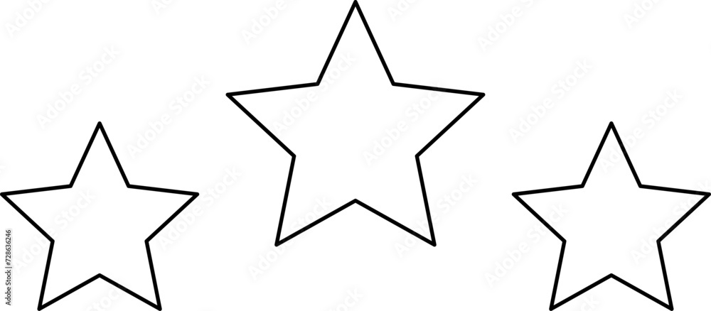 Star shape. Star icon. 5 Five Stars customer product rating review flat icon for apps and websites. Yellow star Rating symbol vector. Star shape. Star icon. 5 Five Stars customer product rating review flat icon for apps and websites. Yellow star Rating symbol vector.