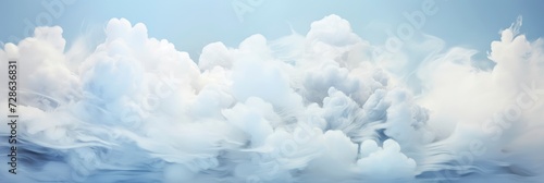 An Ethereal Cloud Formation With Soft Abstract, Background Image, Background For Banner, HD