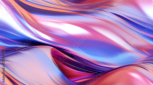 a beautiful closeup of a large surface, in the style of prismatic forms, shiny/glossy, crumpled, rollerwave. - Seamless tile. Endless and repeat print.