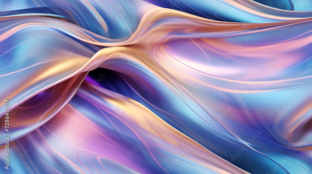 a beautiful closeup of a large surface, in the style of prismatic forms, shiny/glossy, crumpled, rollerwave. - Seamless tile. Endless and repeat print. a beautiful closeup of a large surface, in the style of prismatic forms, shiny/glossy, crumpled, rollerwave. - Seamless tile. Endless and repeat print.