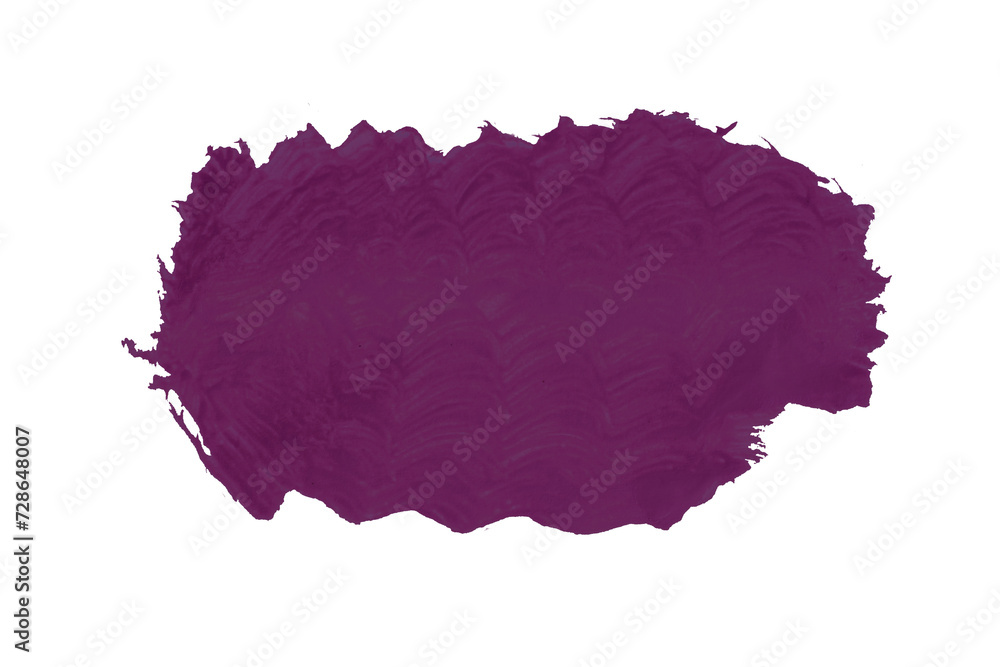 Dark purple watercolor background. Artistic hand paint. Isolated on transparent background.