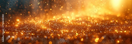 Glittering Gold Texture With Shiny Reflect, Background Image, Background For Banner, HD