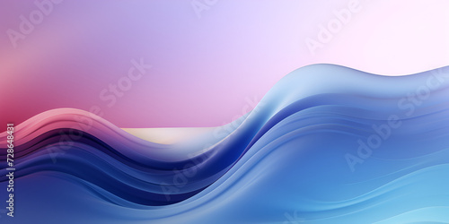abstract blue wave, soft waves background, lue background with wavy lines, Abstract Gradient Blue Layers, Wave Color Banner,   Generative AI © shabnam