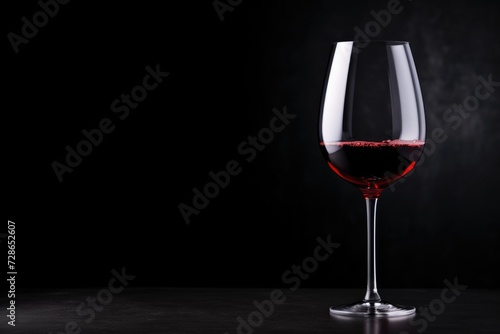 colorful background a glass of red wine stands on the table