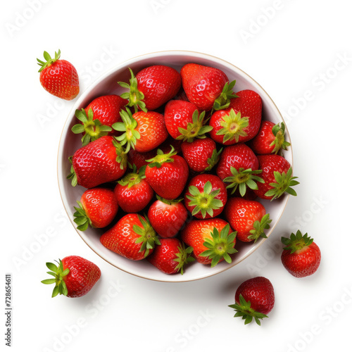 Delicious Bowl of Strawberr...