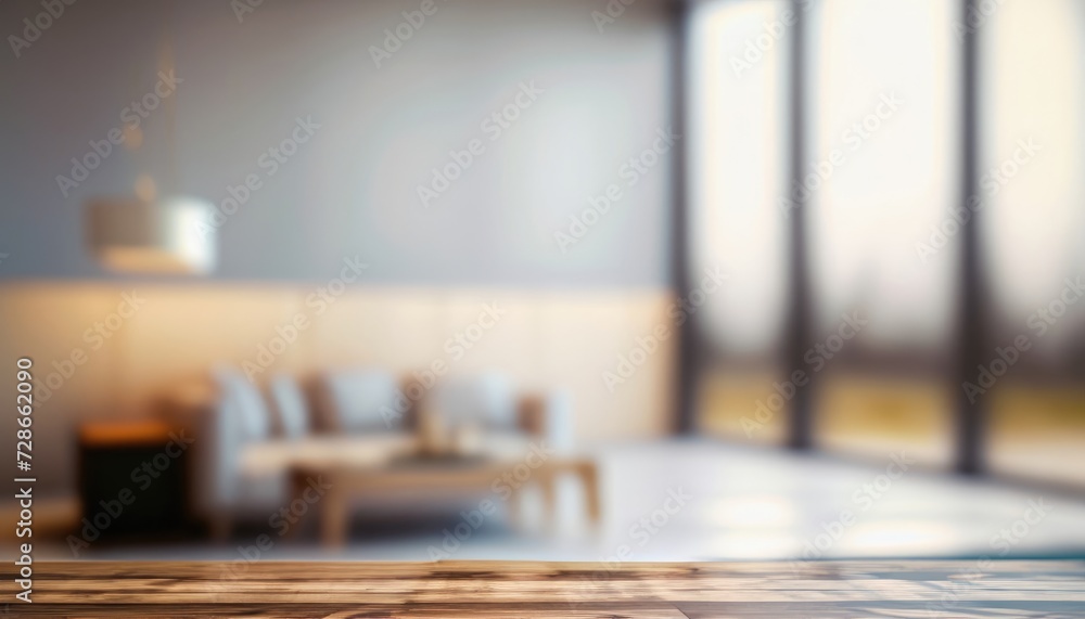 Blurred Modern Empty Room Background Blurred Modern Empty Room Background