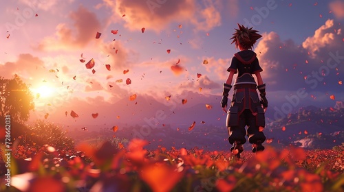 epic dramatic personalities, wallpaper, key visuals and aesthetics of Kingdom Hearts photo