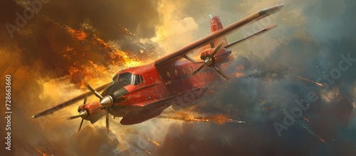 aircraft's fire engine
