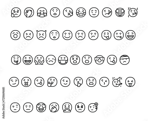 Emoji icons pack 