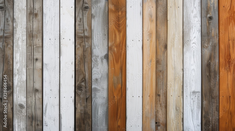 Colorful wooden background with vertical set of wooden elements, gray shades, web banner, background graphics.
Colorful wooden background with vertical set of wooden elements, gray shades, web banner, background graphics.