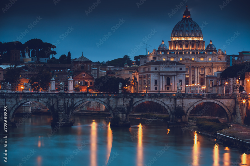 Distant View on the Historical Vatican City