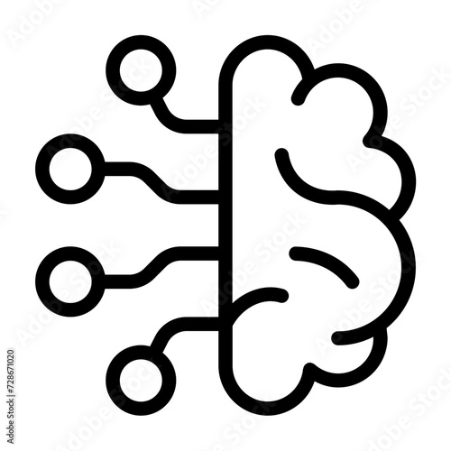 Program icon with line style