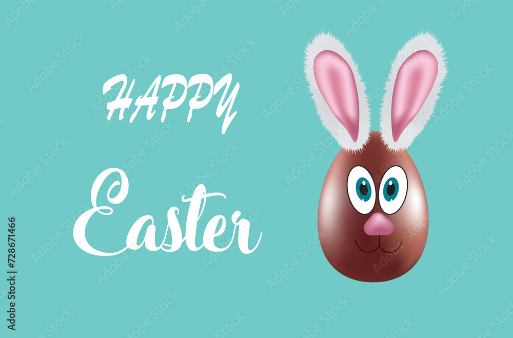 Happy Easter card. vector illustration Happy Easter card. vector illustration