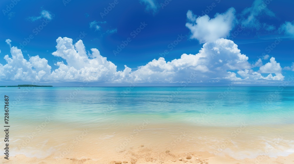 Obraz premium beach with blue sky