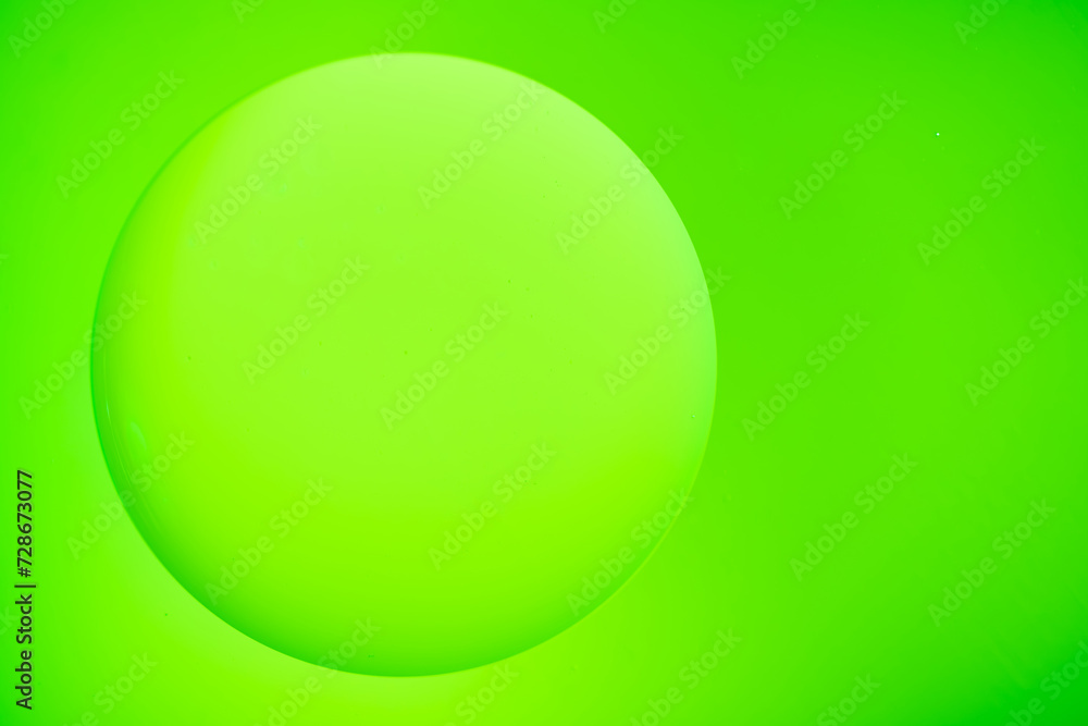 Light Green Background Oil Drops