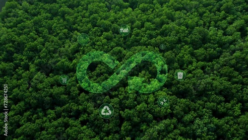 Circular economy concept. Energy consumption and CO2 emissions are increasing. Sharing,reusing,repairing,renovating and recycling existing materials and products as much possible.	
