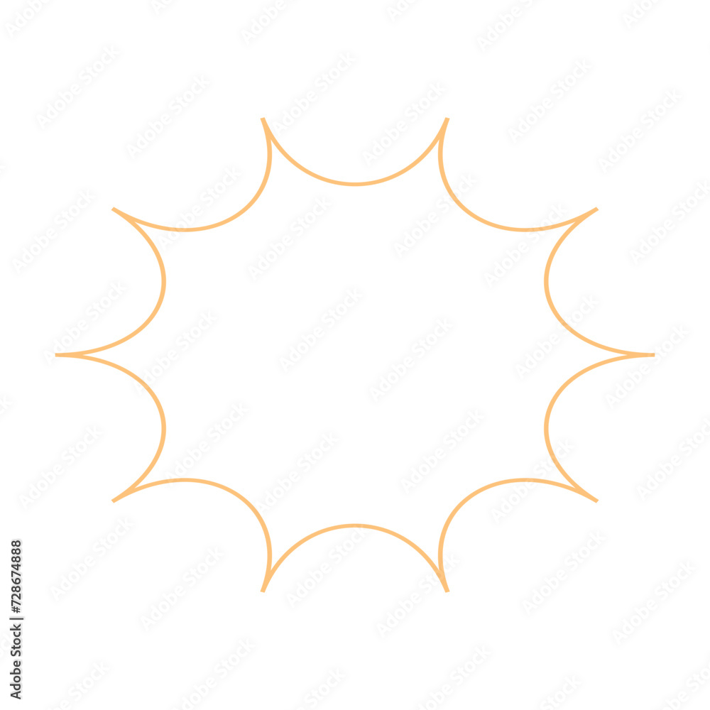 Explosion Effect Outline Explosion Effect Outline