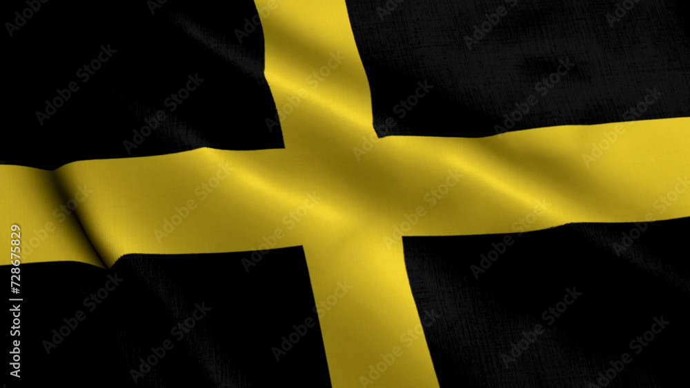 Flag of the Saint David. Waving Fabric Satin Texture Flag of Saint David 3D Illustration. Real Texture Flag of the Saint David the United Kingdom Banner Collection England, UK Flag of the Saint David. Waving Fabric Satin Texture Flag of Saint David 3D Illustration. Real Texture Flag of the Saint David the United Kingdom Banner Collection England, UK