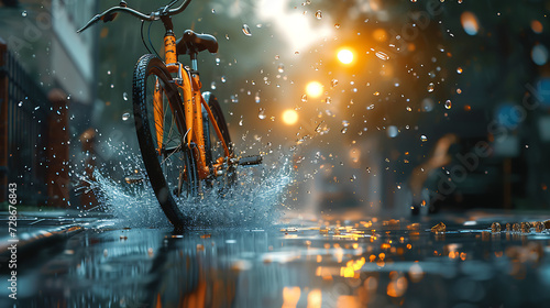 riding a bicycle © Piyada