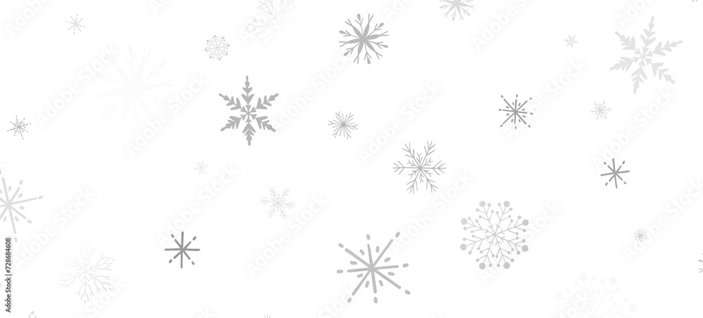 Frosty Snowfall: Mesmeric 3D Illustration Depicting Descending Holiday Snowflakes Frosty Snowfall: Mesmeric 3D Illustration Depicting Descending Holiday Snowflakes